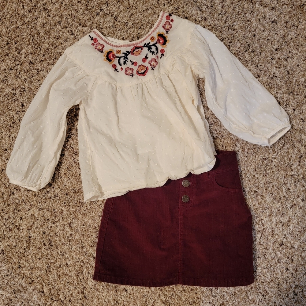 Adorable toddler girls fit